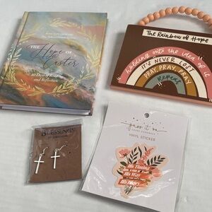 Inspirational Gift Set with Book Faith Based